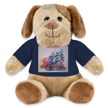 Wald - MiniFeet® Hund Helge - French Navy - Vorne