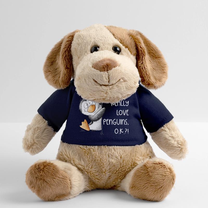 Pingouin Drolliger J’aime vraiment les pingouins Chien en peluche Helge MiniFeet®