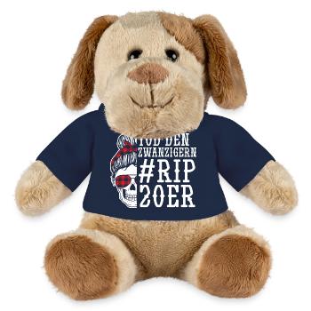 Birthday 30 years - MiniFeet® Dog Helge - french navy - Front