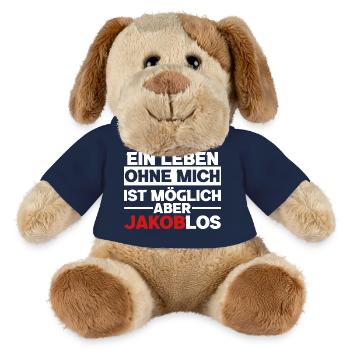 Beer Beer Lovers Drink Celebrate Jakob - MiniFeet® Dog Helge - french navy - Front