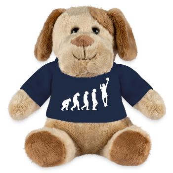 Joueurs de basket-ball Evolution Basketball - Chien en peluche Helge MiniFeet® - bleu marine - Devant