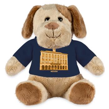 Neuss Rathaus Rhein-Kreis Nordrhein-Westfalen - Chien en peluche Helge MiniFeet® - bleu marine - Devant