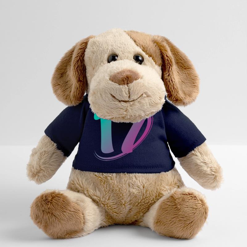 Numéro 17 multicolore Chien en peluche Helge MiniFeet®