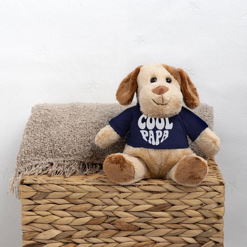 Cool Papa Heart Logo – Anpassbare Farbe MiniFeet® Hund Helge