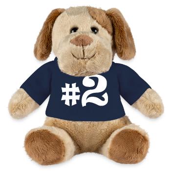 #2 - Chien en peluche Helge MiniFeet® - bleu marine - Devant