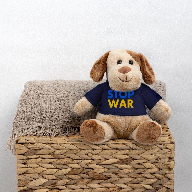 Stop war Chien en peluche Helge MiniFeet®