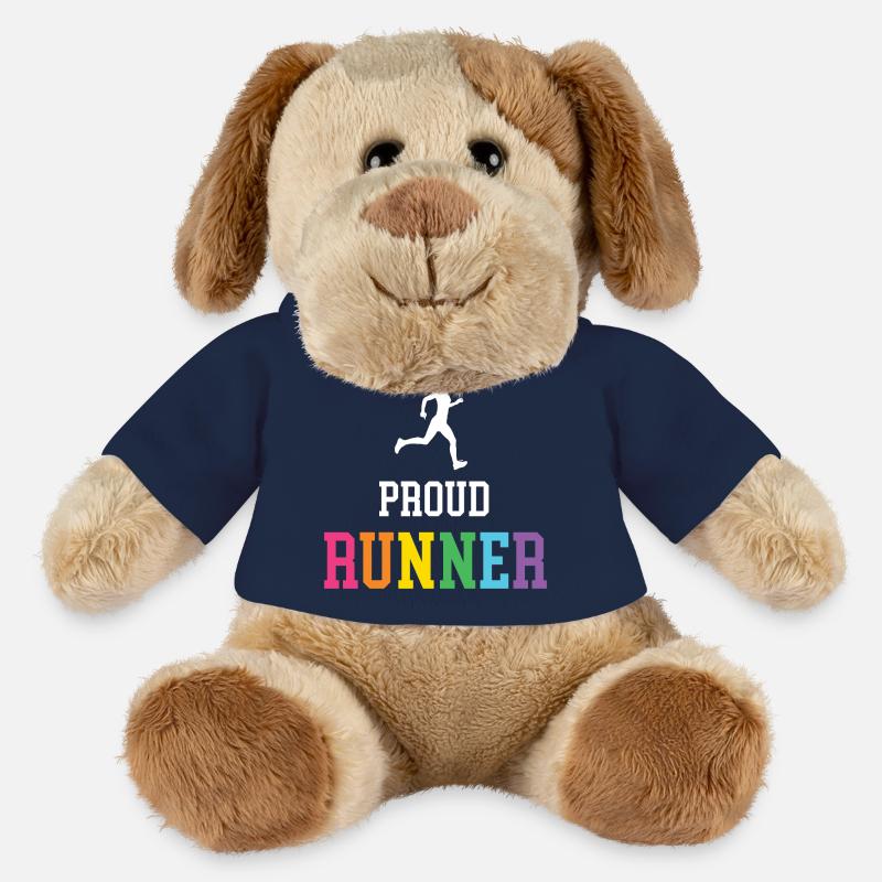 Stolze LGBT-Läuferin - MiniFeet® Hund Helge - French Navy