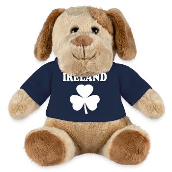 Trèfle d’Irlande - Chien en peluche Helge MiniFeet® - bleu marine - Devant