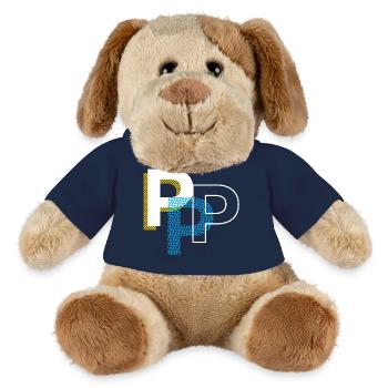 Initial letter P - MiniFeet® Dog Helge - french navy - Front