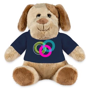 Letter O - MiniFeet® Dog Helge - french navy - Front