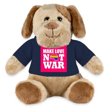 Make love not war - MiniFeet® Hund Helge - French Navy - Vorne