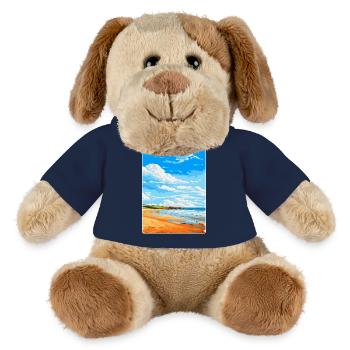 Constantine Bay, Cornwall, England, Vereinigtes Königreich, Reiseposter - MiniFeet® Hund Helge - French Navy - Vorne