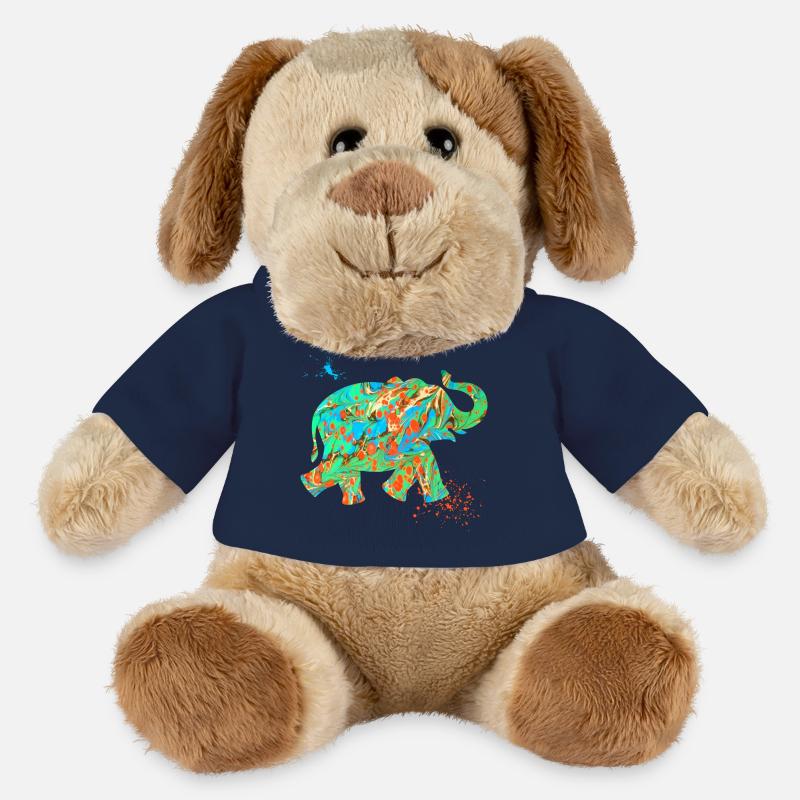 elefant e 4 - MiniFeet® Hund Helge - French Navy