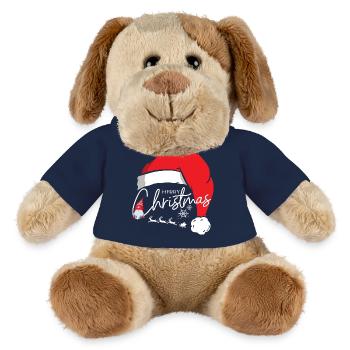 Noël Gnome Frohe Weihnachten - MiniFeet® Hund Helge - French Navy - Vorne