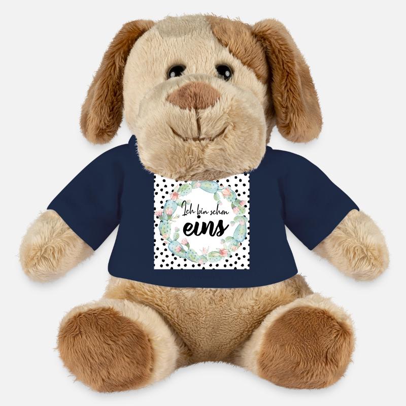 1. Geburtstag, erster, eins, Kaktus - MiniFeet® Hund Helge - French Navy