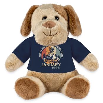 28 years of greatness since January 1996 - MiniFeet® Dog Helge - french navy - Front