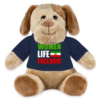 Women life freedom - Chien en peluche Helge MiniFeet® - bleu marine - Devant