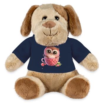 Mug Chouette Fraise - Chien en peluche Helge MiniFeet® - bleu marine - Devant