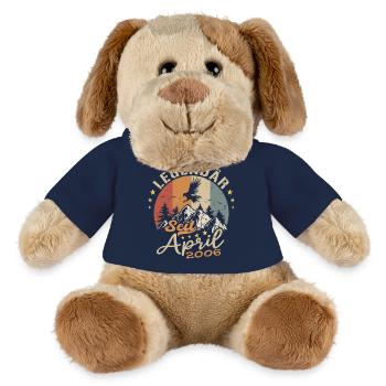 Avril 2006 Vintage Born Vintage Anniversaire - Chien en peluche Helge MiniFeet® - bleu marine - Devant