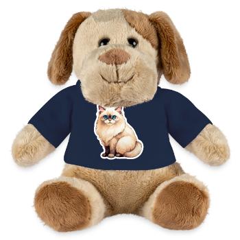 Ragdoll Katze - MiniFeet® Hund Helge - French Navy - Vorne