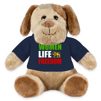 Women life freedom - Chien en peluche Helge MiniFeet® - bleu marine - Devant