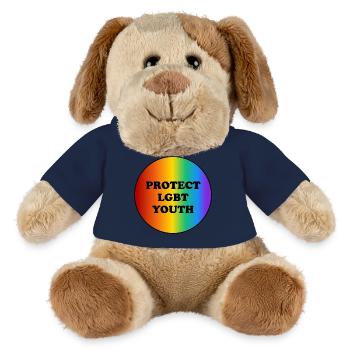 LGBT-Jugendliche schützen - MiniFeet® Hund Helge - French Navy - Vorne
