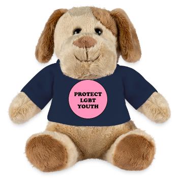 Protect LGBT Youth - MiniFeet® Dog Helge - french navy - Front