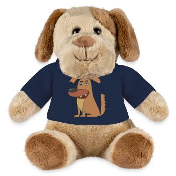 hund lustig - MiniFeet® Hund Helge - French Navy - Vorne