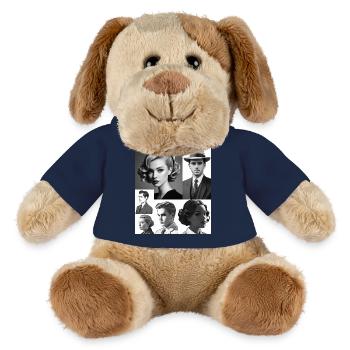 Retro-Frisuren und Kleidung - MiniFeet® Hund Helge - French Navy - Vorne