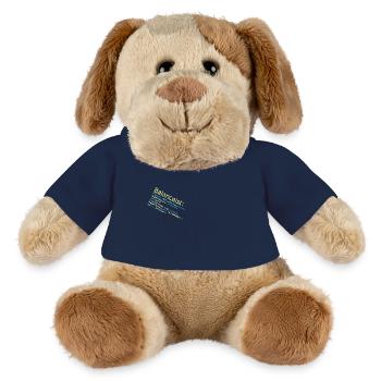 Équilibriste #1Neu 7 - Chien en peluche Helge MiniFeet® - bleu marine - Devant