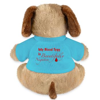 Blood Type B- - MiniFeet® Dog Helge - atoll blue - Back