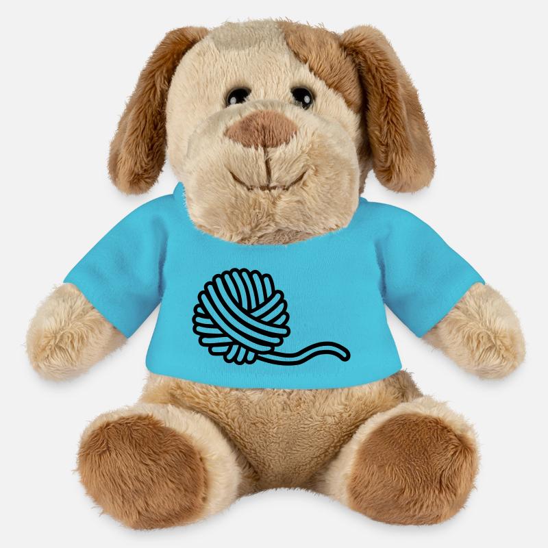 Wolle - MiniFeet® Hund Helge - Atollblau