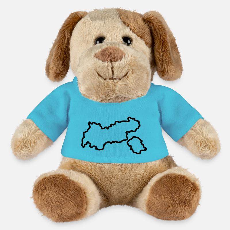 Tyrol - Chien en peluche Helge MiniFeet® - bleu outremer