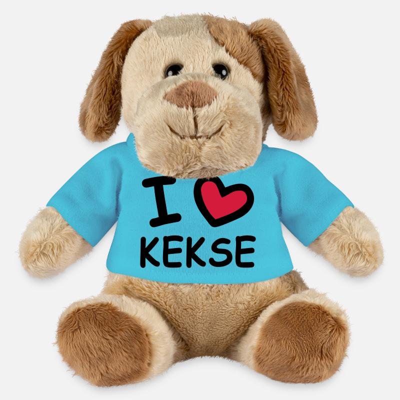 I Love Kekse - MiniFeet® Hund Helge - Atollblau