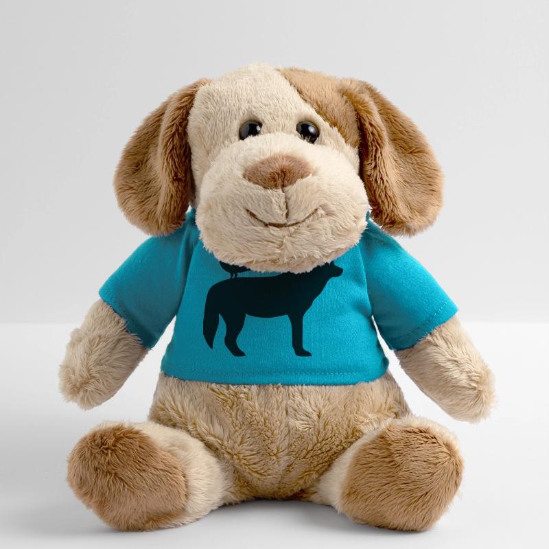 Loup et corbeau Chien en peluche Helge MiniFeet®
