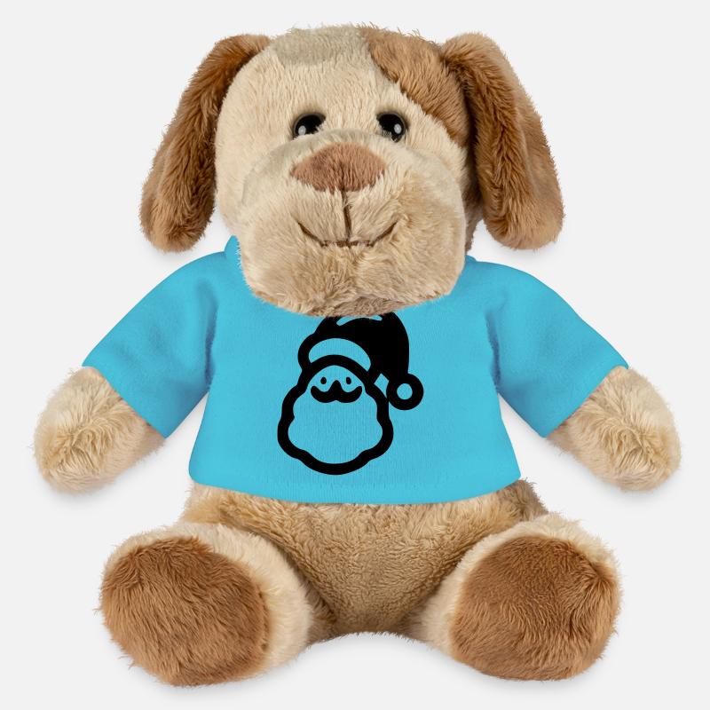 Weihnachtsmann - MiniFeet® Hund Helge - Atollblau