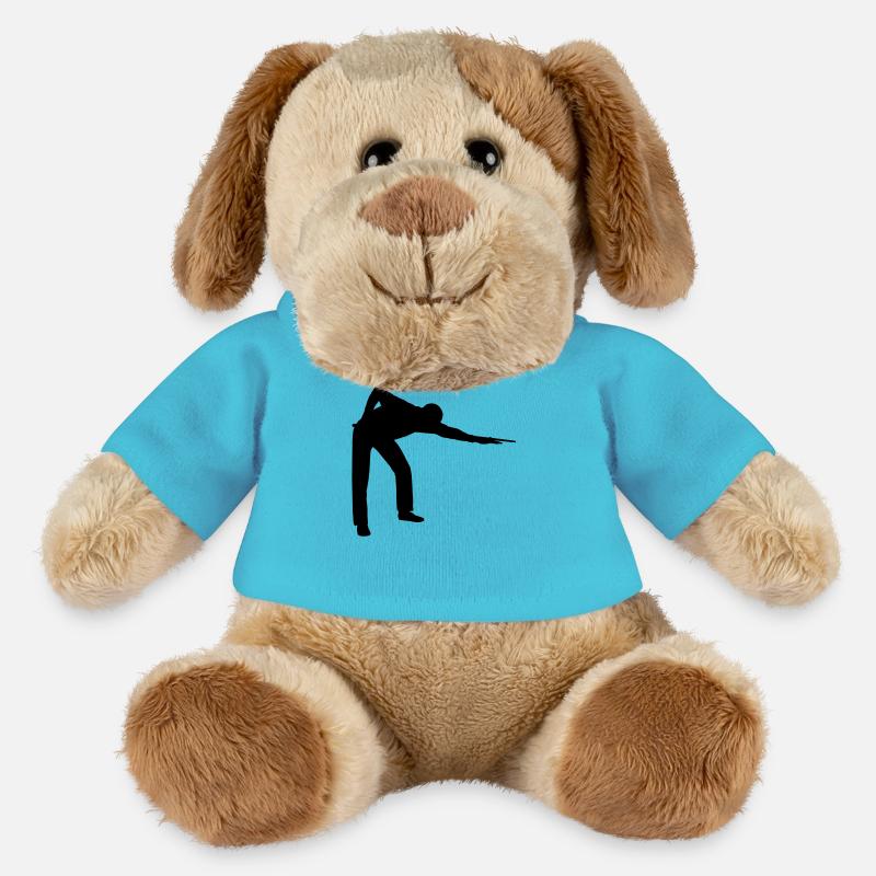 SNOOKER - PLAYER Icon - MiniFeet® Dog Helge - atoll blue