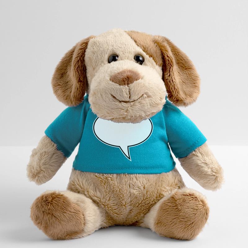 Conception de la bulle de dialogue à droite Chien en peluche Helge MiniFeet®
