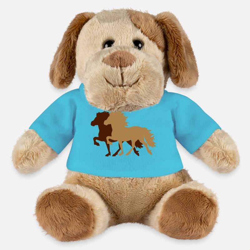 Islandpferde - MiniFeet® Hund Helge - Atollblau