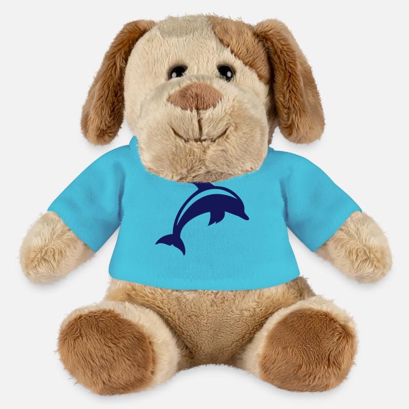 Delfin - MiniFeet® Hund Helge - Atollblau