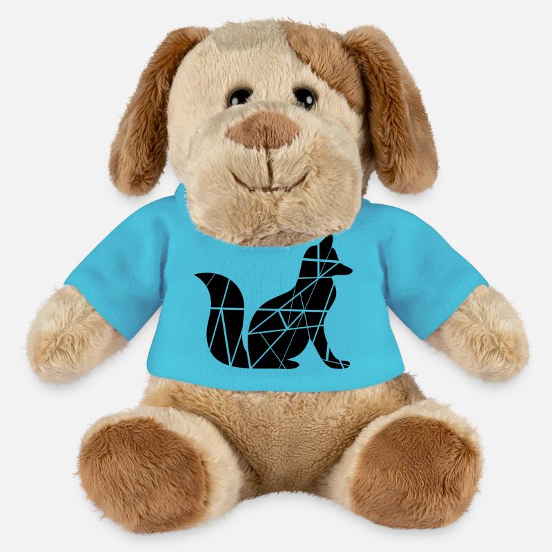 Fuchs Silhouette - MiniFeet® Hund Helge - Atollblau