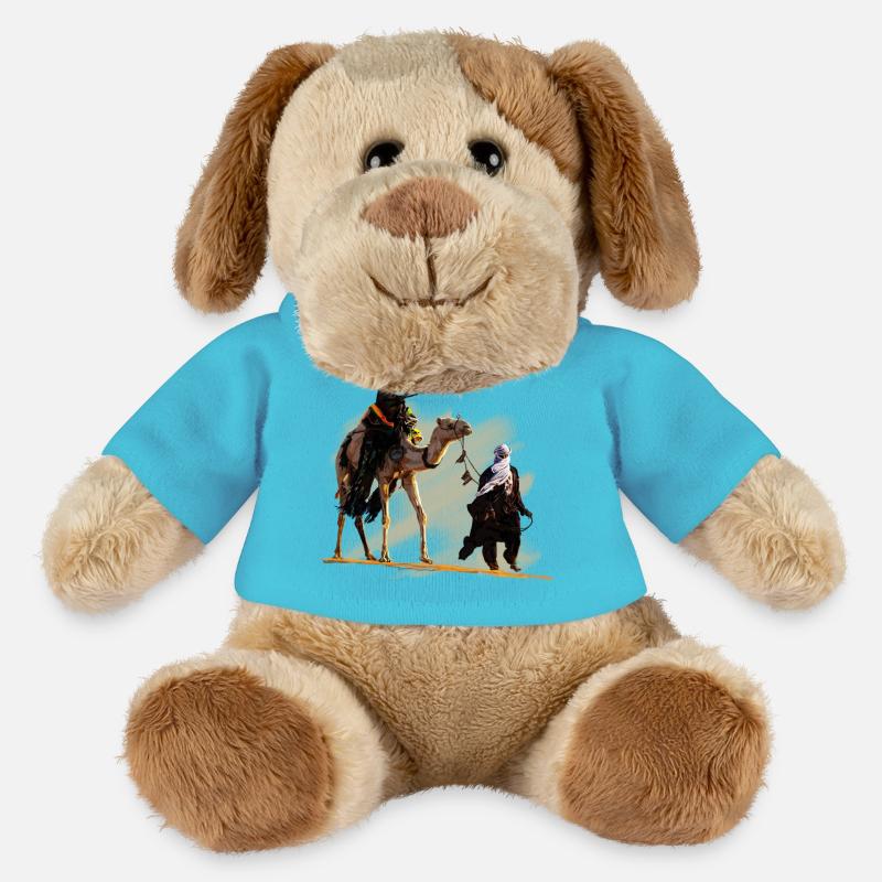 bedouin with camel - MiniFeet® Dog Helge - atoll blue