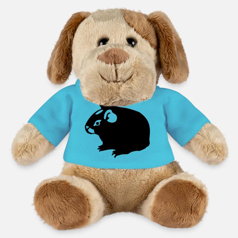 Meerschweinchen (2) einfarbig - MiniFeet® Hund Helge - Atollblau