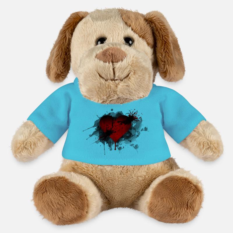 Broken Heart - MiniFeet® Hund Helge - Atollblau