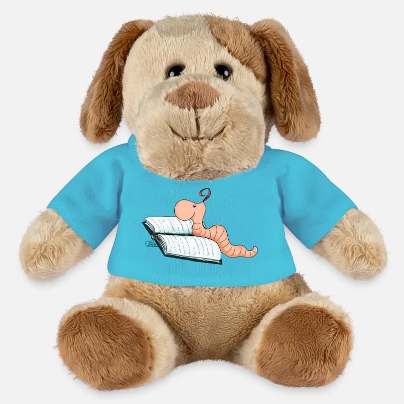 Bookworm Willi - MiniFeet® Dog Helge - atoll blue