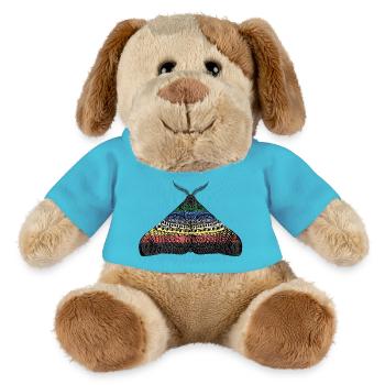 Disability pride moth - MiniFeet® Dog Helge - atoll blue - Front