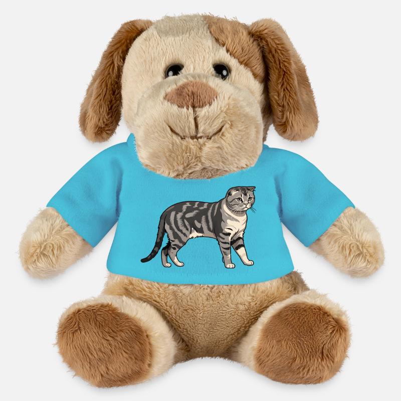 Scottish Fold - Cat Pet Design - MiniFeet® Dog Helge - atoll blue