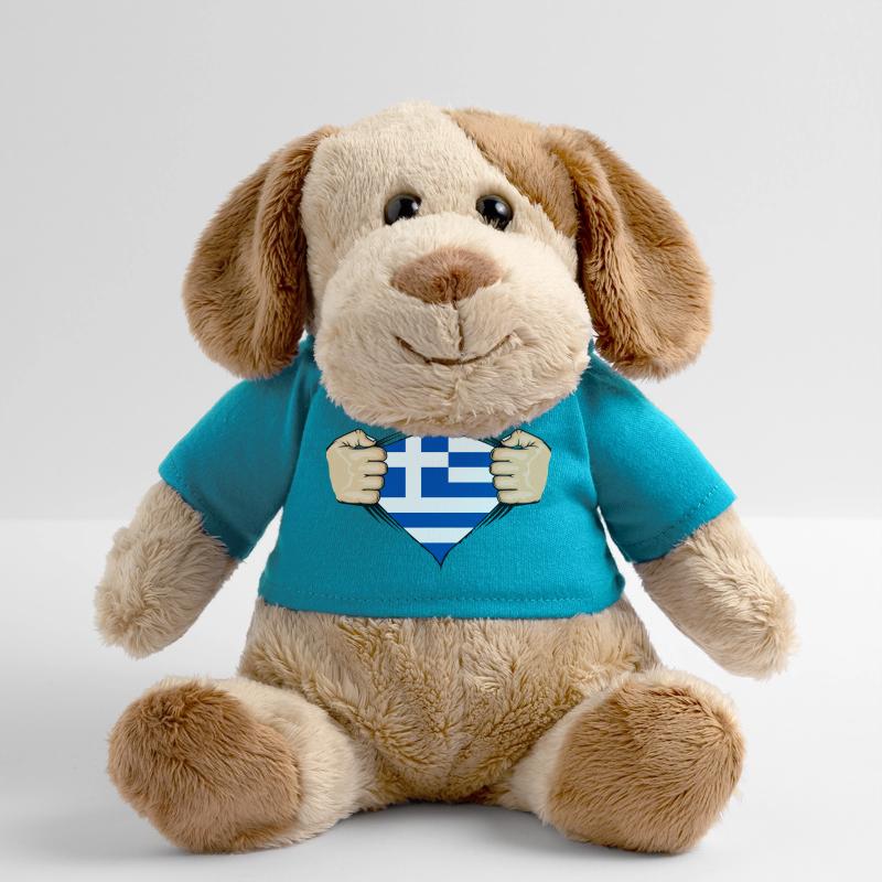 Conception du drapeau de la Grèce Chien en peluche Helge MiniFeet®