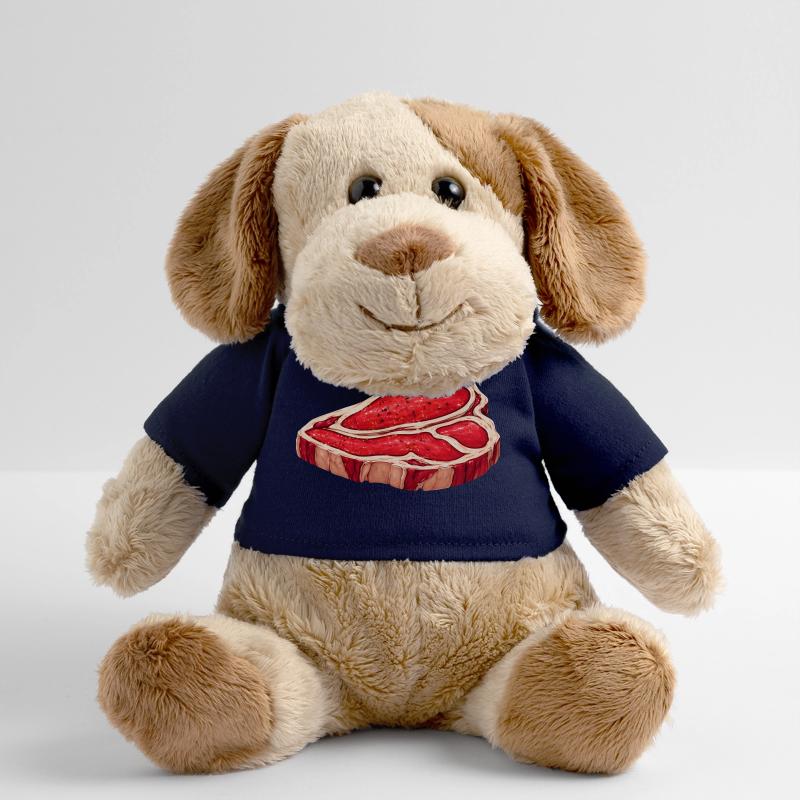 Illustration de steak juteux Chien en peluche Helge MiniFeet®