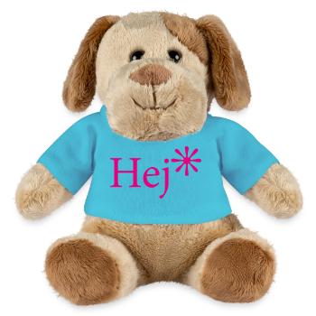 Hej – Swedish power - MiniFeet® Dog Helge - atoll blue - Front